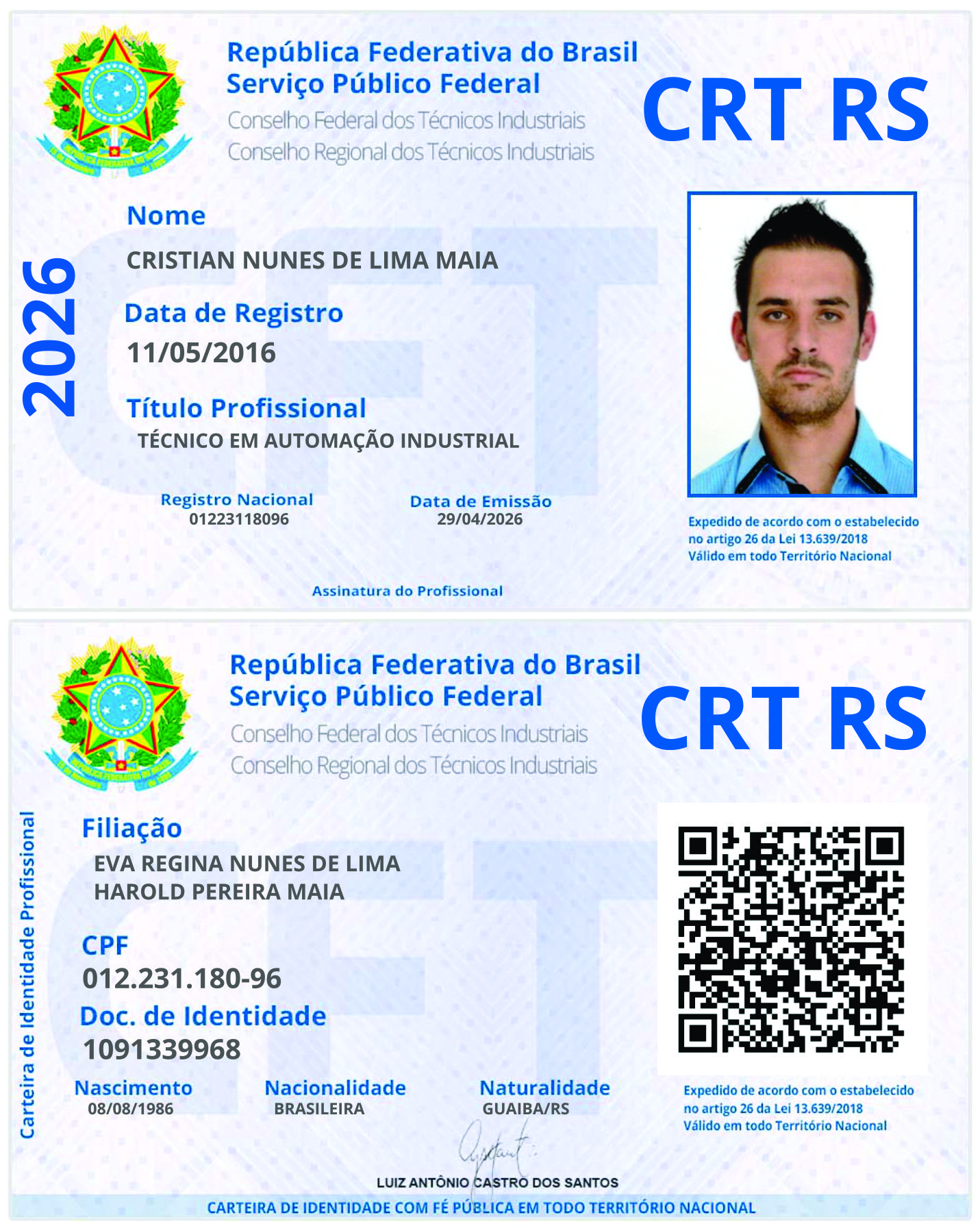 Credencial CRT RS Mobile